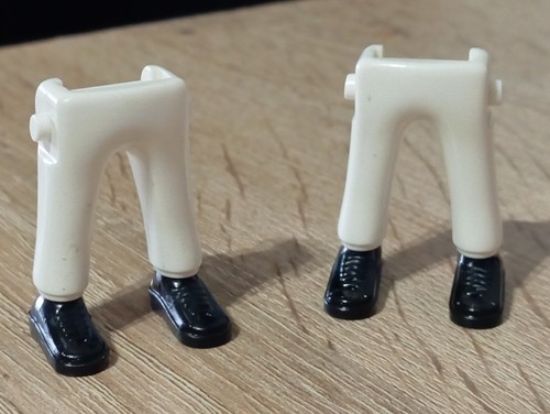 Playmobil jambes blanches - x2,