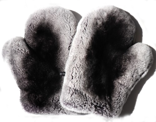 Gants fourrure paire rex - en,