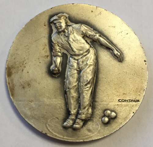 Médaille métal argenté