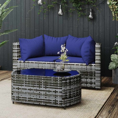 Salon jardin avec - jardin, coussins