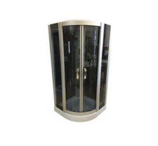 CABINE DE DOUCHE HYDROMASSAGE CHROMETHERAPIE 100 x 100 cm - Virginia