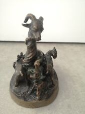 Sculpture bronze chevre et chevreaux style Moigniez d'époque 20ème