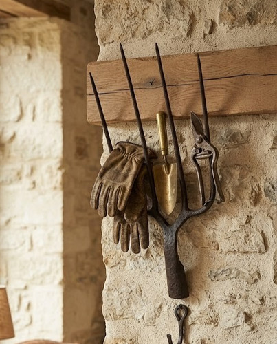 Ancienne fourche agricole - fourche,