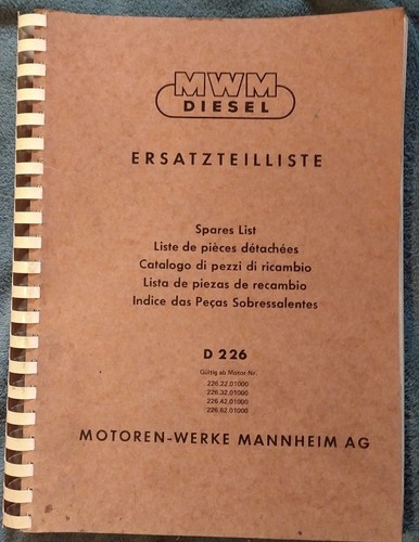 Fendt catalogue mwm - catalogue, diesel
