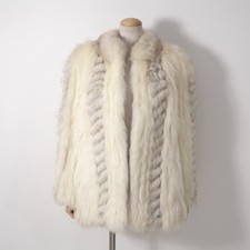 Veste manteau fourrure renard