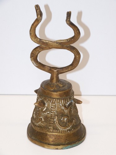 Cloche africaine bronze - *cloche,