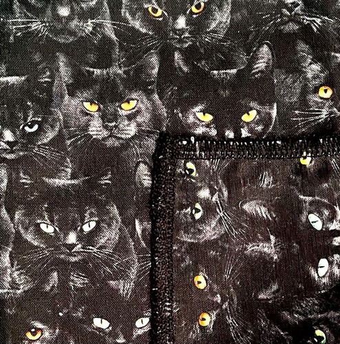 Bandana tête chats - tête, yeux