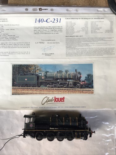 Jouef locomotive 140 c - c, 231