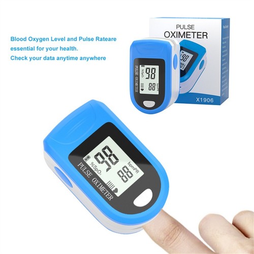 Finger pulse oximeter blood - pulse,