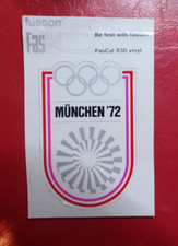 rare sticker (no panini) Munich 72 Olympic Games Olympic Games Munich fascal form