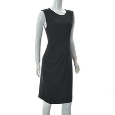 Robe noire classique élégante sans manches Ilse Jacobsen Hornbæk pour femme t...