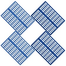  4 Pcs Tapis De Pour Cage À Lapin Coussin Sol En Animaux Compagnie