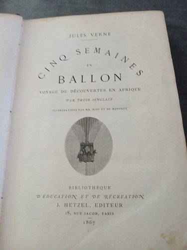 Jules verne cinq semaines - cinq,