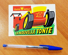 Sticker sticker WOLF mower tools 1974 vintage oldies