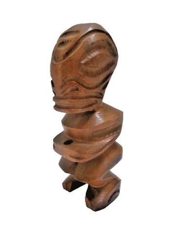 Statuette bois - statuette,