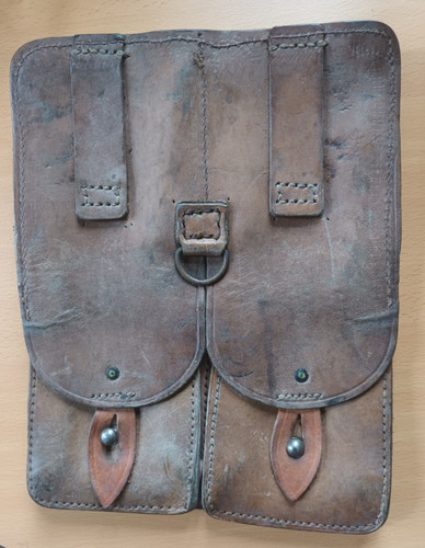 Paire cartouchière cuir fauve - paire,