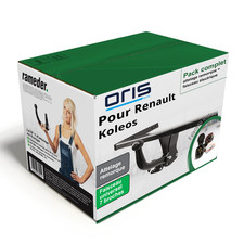 Attelage pour Renault Koleos 16- col de cygne Oris + Faisceau uni 7 broches TOP