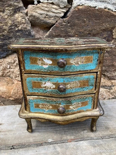 Coffre bijoux ancien - coffre,