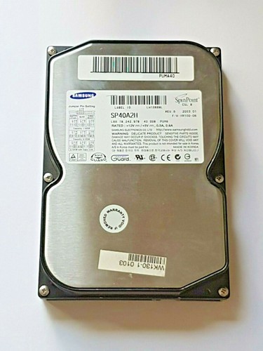 Disque dur ide samsung - dur, 40