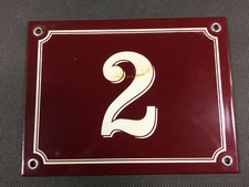 Ancienne plaque émaillée de