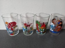 VINTAGE LOT DE 4 VERRES A