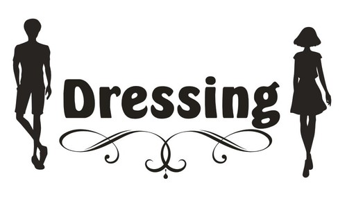 Sticker dressing couple - sticker,