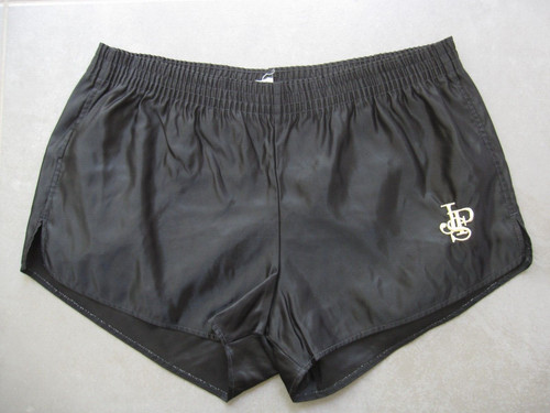 Short vintage noir nylon - short, epais