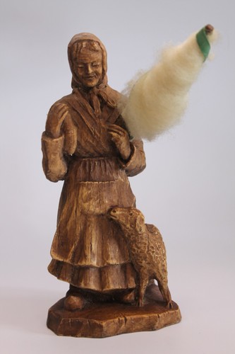 Santon figurine fileuse - fileuse, de