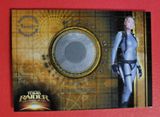 ANGELINA JOLIE TOMB RAIDER LARA CROFT WORN SILVER WET SUIT COSTUME RELIC CARD 03
