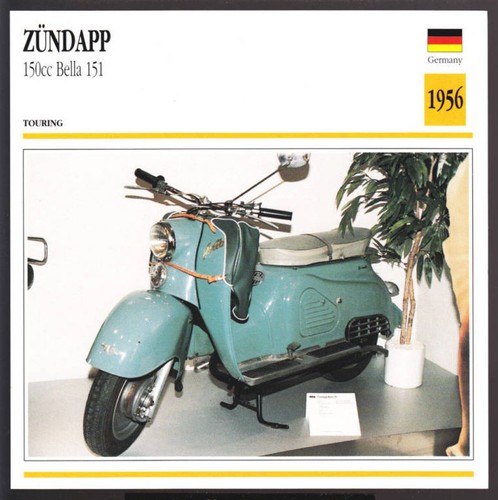 1956 zundapp 150cc bella 151 - 150cc,