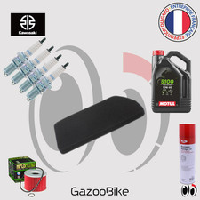 Kit Entretien Premium pour KAWASAKI ZL 600 Eliminator de 1986 à 1988 Huile MOTUL