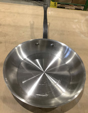 Mauviel M'Cook 5-Ply Polished Stainless Steel Frying Pan.  11-in