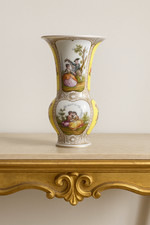 Antique Dresden Porcelain Vase
