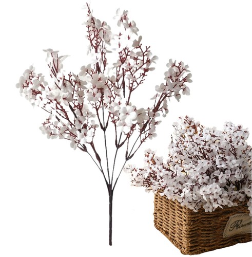 Fleurs blanches artificielles