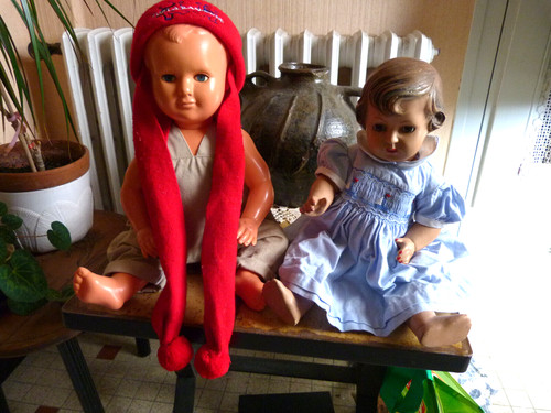 Antique doll cellulo - antique, doll/doll