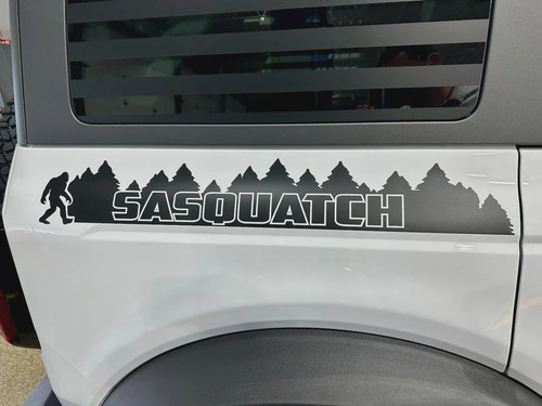 Vinyl bigfoot panel decals - vinyl,