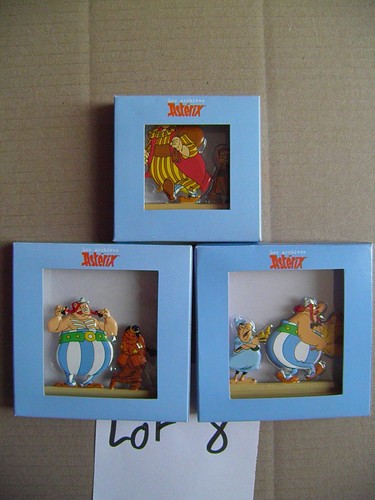 Figurines astérix métal - figurines,