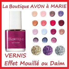 Super VERNIS à Ongles "GLOSSY" Effet Mouillé ou Nacré COLOR TREND AVON au CHOIX