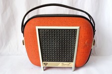 VINTAGE FRANCH TEPPAZ TOURIST RECORD PLAYER ELECTRIC/BATTERY RARE FIND