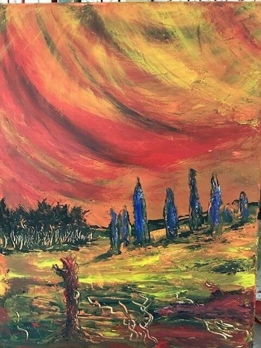 Tableau peinture acrylique - tableau,