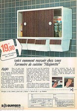 1966 ADVERTISING 055 MAJORETTE KITCHEN CABINET catalog 3 SWISS