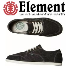 ELEMENT New Mens Footwear Canvas Skate Shoes Size (7) BOWERY Charcoal