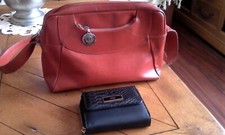 sac bandoulière LE TANNEUR + porte-monnaie