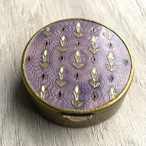 Poudrier emaillé enamel - emaillé, en