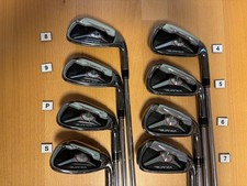 TaylorMade Burner 2009 Iron Set 8pcs 4-9, P, S REAX Superfast 85 Steel Flex R