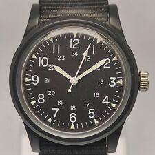 Vintage Military Style Railway Time General Purpose Quartz Watch RUB130BAS3