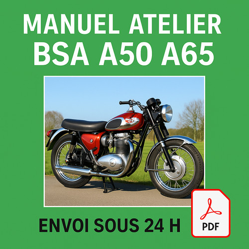 Manuel atelier bsa a50 a65 - bsa,