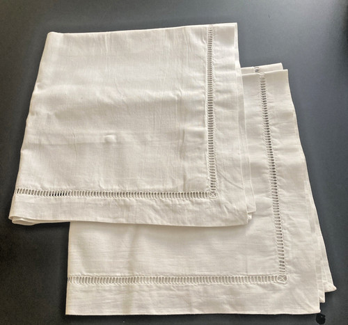 Ancienne paire taies - ,