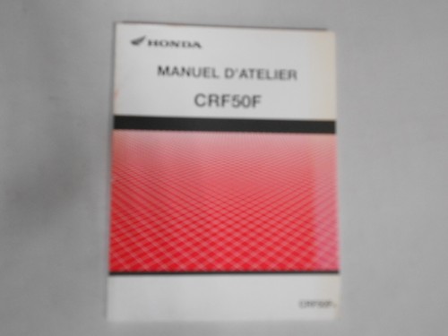 Manuel atelier crf50f crf - manuel, d'atelier