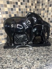 Charles Lemanceau French Art Deco Ceramic Elephant, 1930
